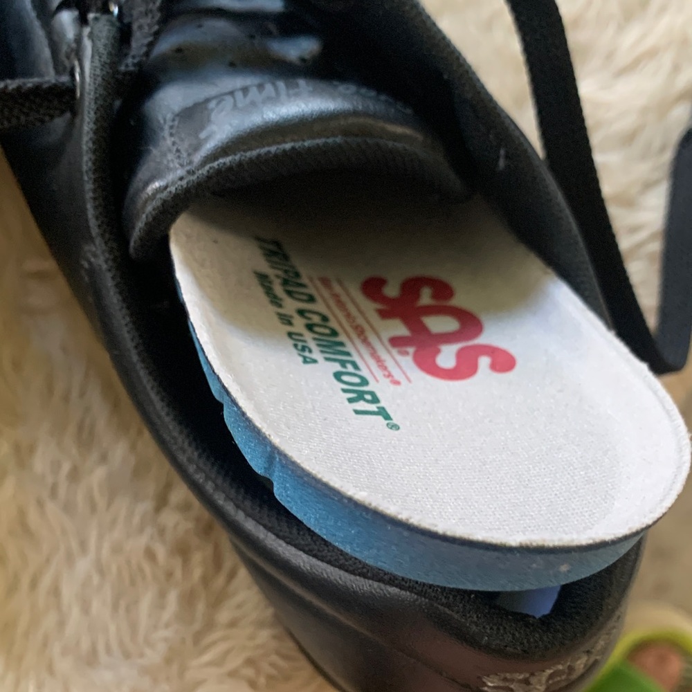 SAS Womens Black Lace-Up free time shoes - Picture 9 of 13